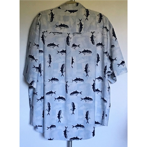 Men's Puritan Short Sleeve Button Front 2XL - Picture 2 of 7